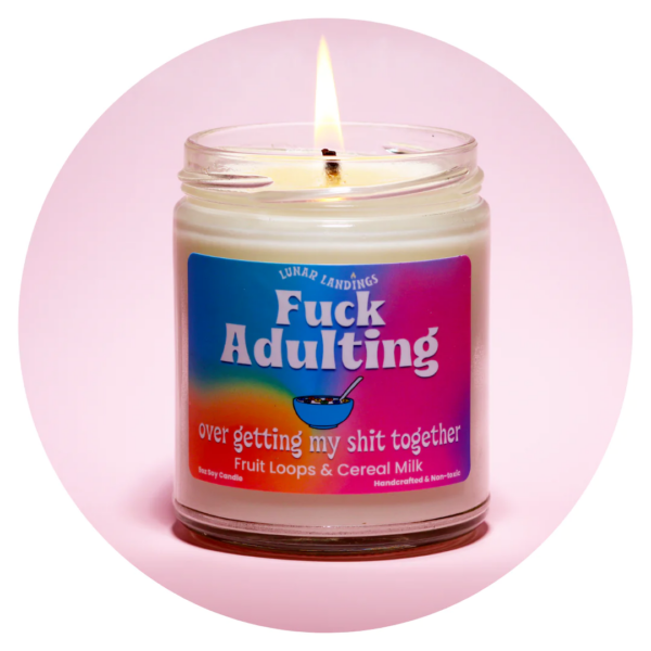 F* Adulting Snarky Candle