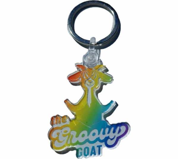 Keychain -The Groovy Goat