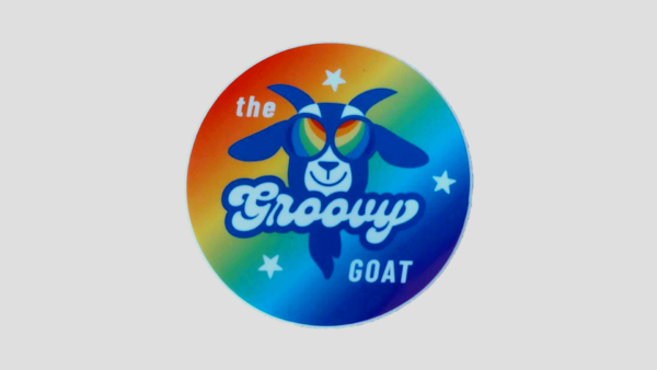 Sticker Groovy Goat